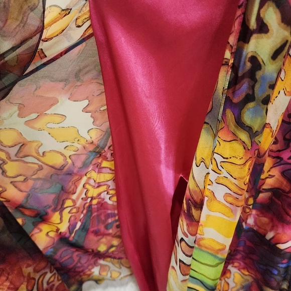 LA FEMME  long evening backless strapless Light weight fit and flare dress 2 - Picture 8 of 12